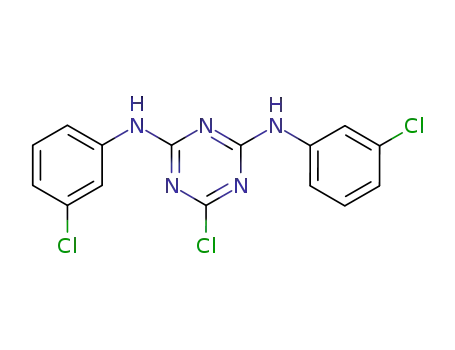 6- 클로로 -N, N'- 비스 (3- 클로로 페닐) -1,3,5- 트리 아진 -2,4- 디아민