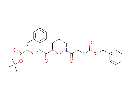 (S)-2-[(R)-2-(2-Benzyloxycarbonylamino-acetylaminooxy)-4-methyl-pentanoylaminooxy]-3-phenyl-propionic acid tert-butyl ester