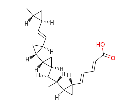 (1R,3S,4R,6S,7S,9R,10S,12R)-1-<5-hydroxy-5-oxo-1,3(E,E)-pentadien-1-yl>-12-<2-<(1R,2R)-2-methylcyclopropyl>-1(E)-ethen-1-yl>quatercyclopropane