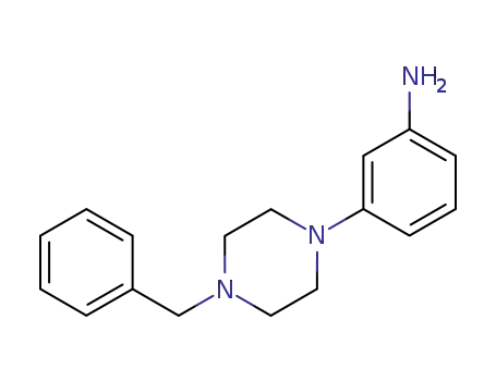 Benzenamine, 3-[4-(phenylmethyl)-1-piperazinyl]-