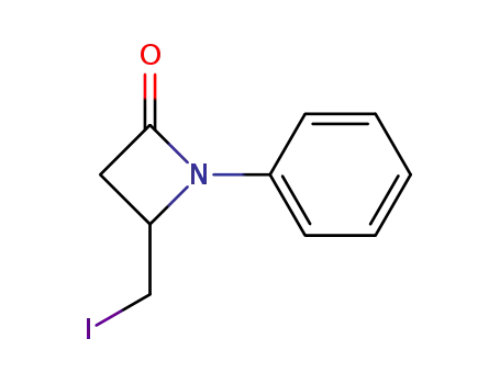 2-Azetidinone, 4-(iodomethyl)-1-phenyl-