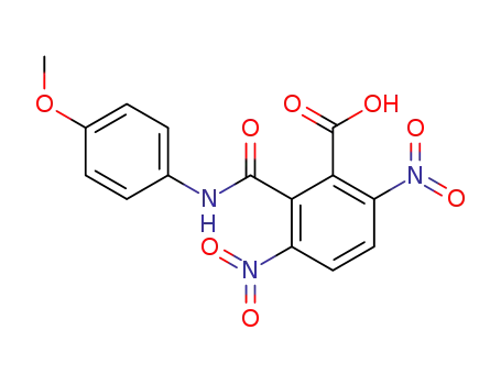 2-(4-methoxyphenylcarbamoyl)-3,6-dinitrobenzoic acid