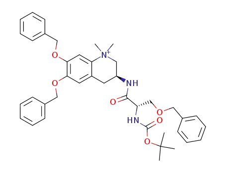(2S,3S)-6,7-bis-benzyloxy-3-(3-benzyloxy-2-tert-butoxycarbonylaminopropionylamino)-1,1-dimethyl-1,2,3,4-tetrahydroquinolinium