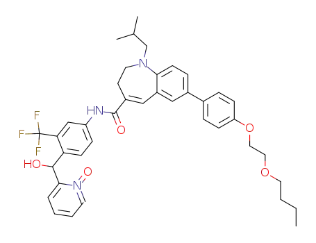 7-[4-(2-butoxyethoxy)phenyl]-N-{4-[hydroxy(1-oxidopyridin-2-yl)methyl]-3-(trifluoromethyl)phenyl}-1-isobutyl-2,3-dihydro-1H-1-benzazepine-4-carboxamide