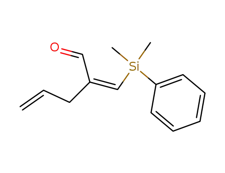 2-[1-(Dimethyl-phenyl-silanyl)-meth-(Z)-ylidene]-pent-4-enal
