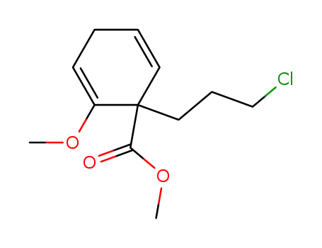 2,5-Cyclohexadiene-1-carboxylic acid, 1-(3-chloropropyl)-2-methoxy-,
methyl ester