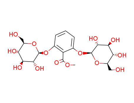 2,6-bis-β-D-glucopyranosyloxy-benzoic acid methyl ester