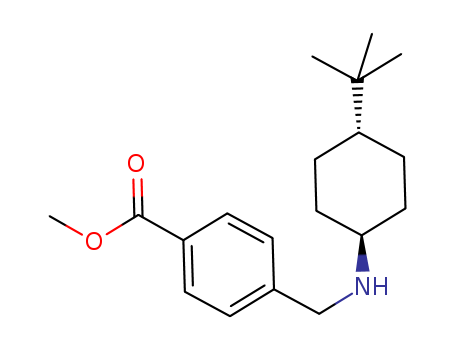 Benzoic acid, 4-[[[trans-4-(1,1-dimethylethyl)cyclohexyl]amino]methyl]-,  methyl ester