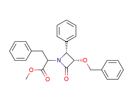 2-((3S,4R)-3-Benzyloxy-2-oxo-4-phenyl-azetidin-1-yl)-3-phenyl-propionic acid methyl ester