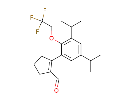 1-[3,5-di-iso-propyl-2-(2,2,2-trifluoroethoxy)benzene]-2-formylcyclopentene
