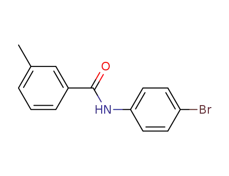 Molecular Structure of 196081-96-6 (N-(4-bromophenyl)-3-methylbenzamide)