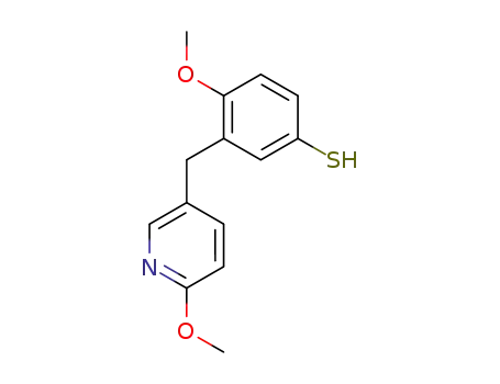 4-methoxy-3-<(2-methoxypyrid-5-yl)methyl>thiophenol