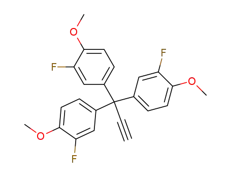 3,3,3-tris(3-fluoro-4-methoxyphenyl)propyne