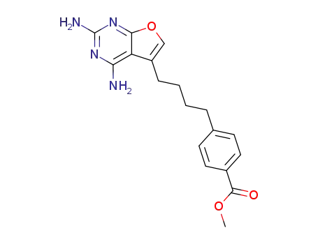 methyl 4-[4-(2,4-diaminofuro[2,3-d]pyrimidin-5-yl)butyl]benzoate