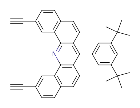 2,12-diethynyl-[7-(3,5-di-tert-butylphenyl)-dibenzo[c,h]acridine]