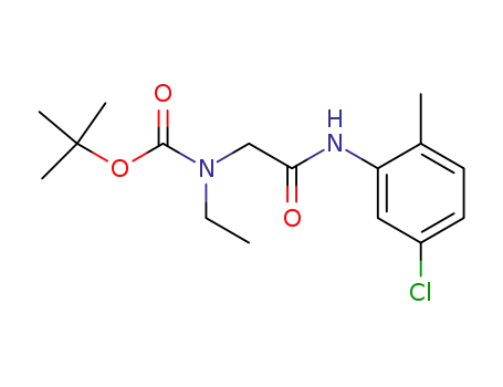 Carbamic acid, [2-[(5-chloro-2-methylphenyl)amino]-2-oxoethyl]ethyl-,
1,1-dimethylethyl ester