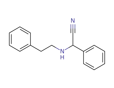 Molecular Structure of 1564-19-8 (Benzeneacetonitrile, a-[(2-phenylethyl)amino]-)