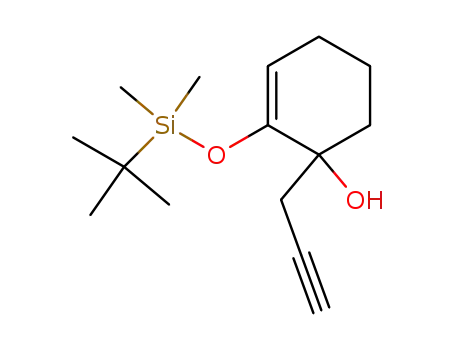 2-Cyclohexen-1-ol,
2-[[(1,1-dimethylethyl)dimethylsilyl]oxy]-1-(2-propynyl)-