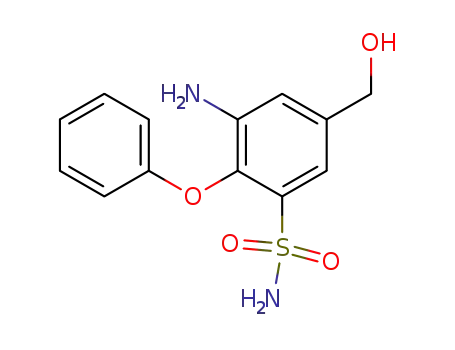 3-Amino-5-(hydroxymethyl)-2-phenoxybenzene-1-sulfonamide
