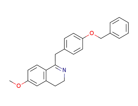 3,4-dihydro-6-methoxy-1-<4-(benzyloxy)benzyl>isoquinoline