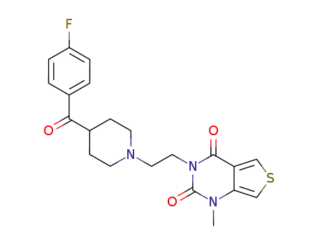 Thieno[3,4-d]pyrimidine-2,4(1H,3H)-dione,
3-[2-[4-(4-fluorobenzoyl)-1-piperidinyl]ethyl]-1-methyl-