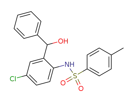 Benzenesulfonamide,
N-[4-chloro-2-(hydroxyphenylmethyl)phenyl]-4-methyl-