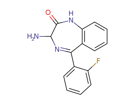 (3RS)-3-amino-2,3-dihydro-5-(2-fluorophenyl)-1H-1,4-benzodiazepin-2-one