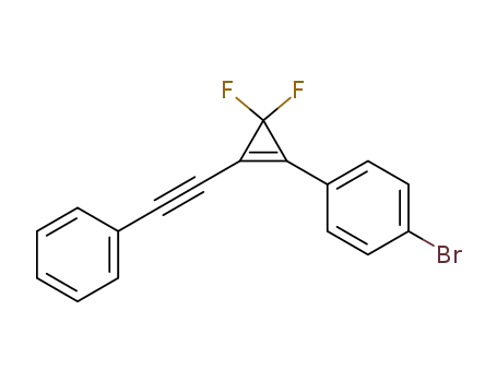 1-(4'-bromophenyl)-3,3-difluoro-2-(phenylethynyl)cyclopropene