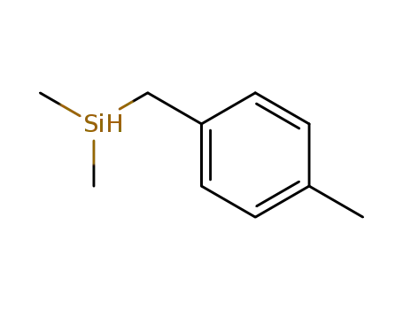 Molecular Structure of 27856-33-3 (Silane, dimethyl[(4-methylphenyl)methyl]-)