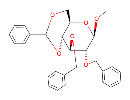 Methyl 2,3-di-o-benzyl-4,6-o-benzylidene-beta-d-glucopyranoside