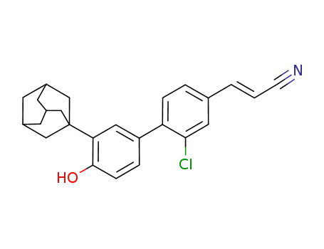 (E)-4-[3'-(1-adamantyl)-4'-hydroxyphenyl]-3-chlorocinnamonitrile