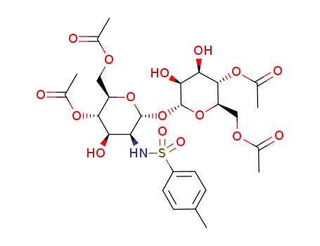 4,6-di-O-acetyl-2-deoxy-2-(p-toluenesulfonamido)-α-D-mannopyranosyl 4,6-di-O-acetyl-α-D-mannopyranoside