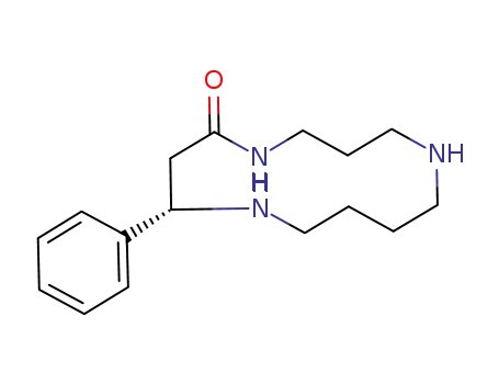 Molecular Structure of 166373-40-6 (1,5,9-Triazacyclotridecan-4-one, 2-phenyl-, (2S)-)
