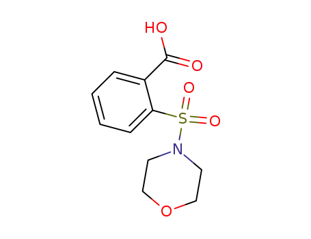 Molecular Structure of 87223-34-5 (2-(MORPHOLINOSULFONYL)BENZOIC ACID)