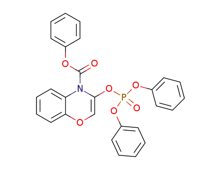 4H-1,4-Benzoxazine-4-carboxylic acid, 3-[(diphenoxyphosphinyl)oxy]-,
phenyl ester