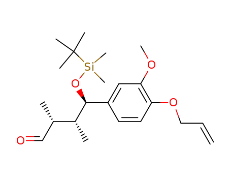 (2R,3R,4R)-4-(4-allyloxy-3-methoxyphenyl)-4-(tert-butyldimethylsilanyloxy)-2,3-dimethylbutyraldehyde