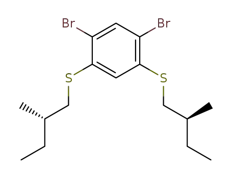 Benzene, 1,5-dibromo-2,4-bis[[(2S)-2-methylbutyl]thio]-