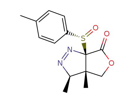 (3R,3aS,6aR,(S)S)-3,3a-dimethyl-6a-[(4-methylphenyl)sulfinyl]-3,3a,4,6a-tetrahydro-6H-furo[3,4-c]pyrazol-6-one