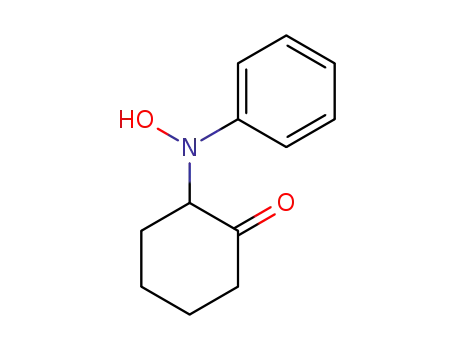 Molecular Structure of 38382-25-1 (Cyclohexanone, 2-(hydroxyphenylamino)-)