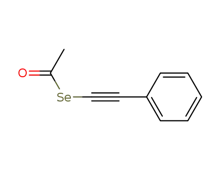 Molecular Structure of 128010-20-8 (Se-Phenylethynyl selenoacetate)