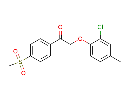 Ethanone, 2-(2-chloro-4-methylphenoxy)-1-[4-(methylsulfonyl)phenyl]-