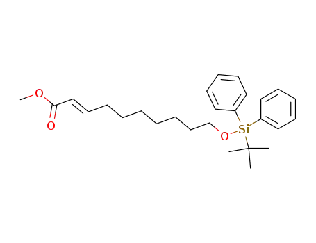10-(<i>tert</i>-butyl-diphenyl-silanyloxy)-dec-2-enoic acid methyl ester