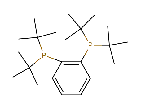 Molecular Structure of 215951-98-7 (1,2-BIS(DI-TERT-BUTYLPHOSPHINO)BENZENE)