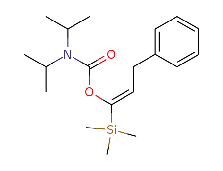 Carbamic acid, bis(1-methylethyl)-,
(1E)-3-phenyl-1-(trimethylsilyl)-1-propenyl ester