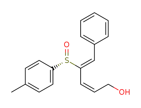 (-)-(S)-2-(Z)-4-(Z)-5-phenyl-4-(p-tolylsulfinyl)penta-2,4-dien-1-ol