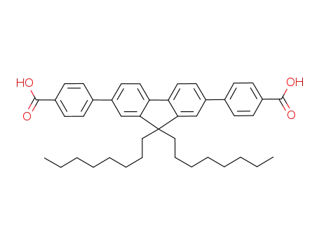 2,7-bis(4-phenylcarboxylic acid)-9,9-di-n-octylfluorene