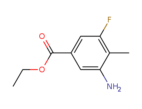 Benzoic acid,3-amino-5-fluoro-4-methyl-, ethyl ester