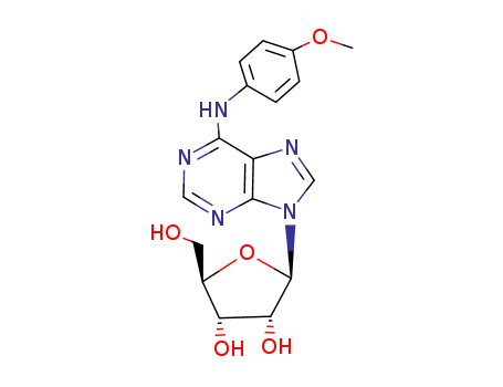 Adenosine,N-(4-methoxyphenyl)- cas  29204-77-1