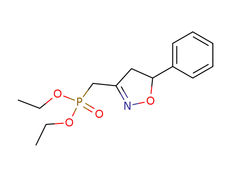 (5-Phenyl-4,5-dihydro-isoxazol-3-ylmethyl)-phosphonic acid diethyl ester