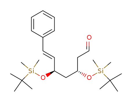 (3R,5R,6E)-3,5-bis{[tert-butyl(dimethyl)silyl]oxy}-7-phenylhept-6-enal